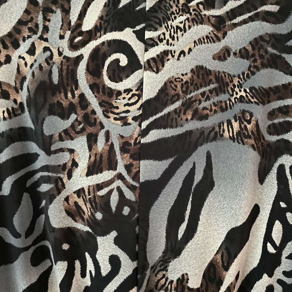 Zebra And Leopard Print Blouse - image 6
